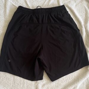 lululemon athletica Pace Breaker Linerless Black Men's Athletic Shorts